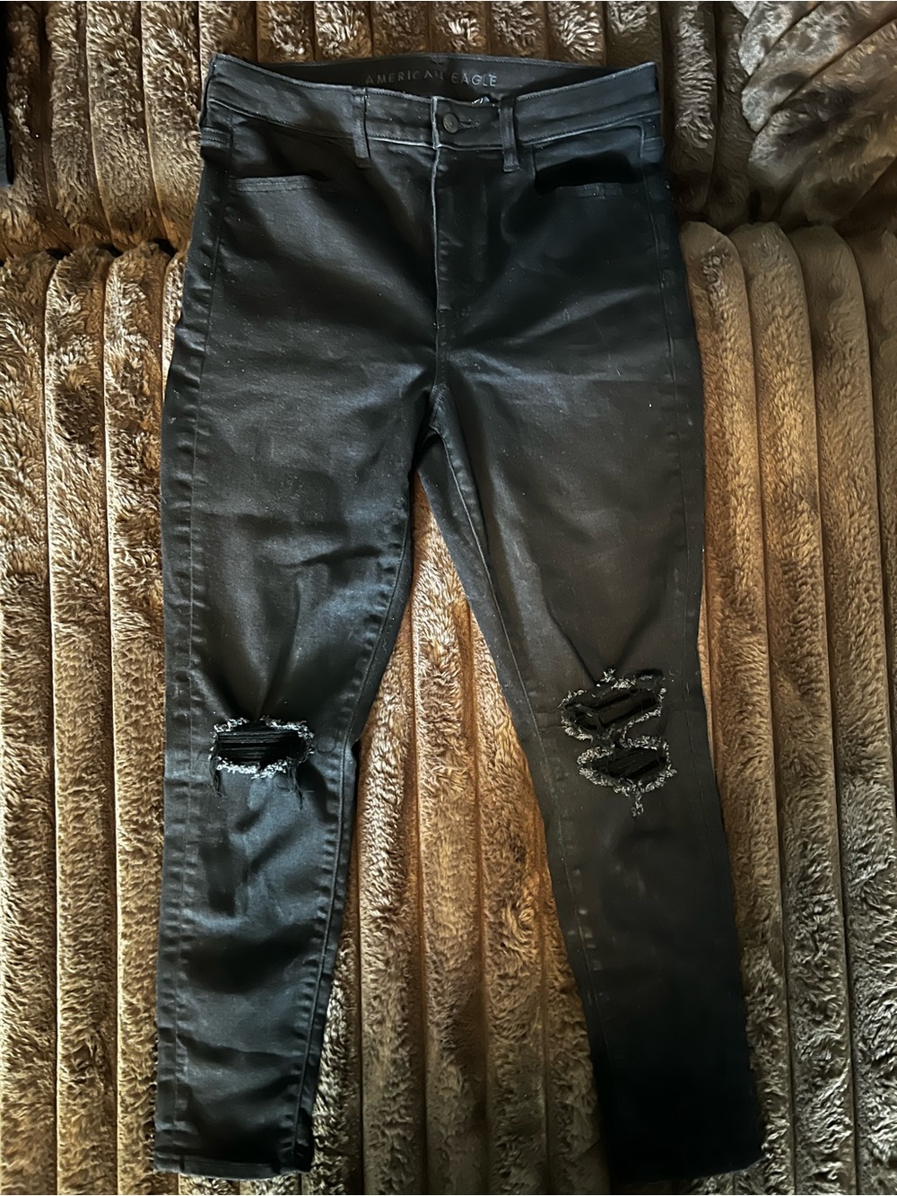 American Eagle Outfitters Black Stretch Skinny Jeans